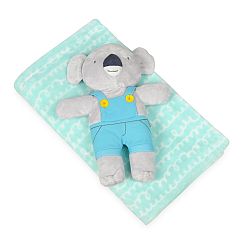 Babymatex Detská deka tyrkysová s plyšákom koala, 75 x 100 cm
