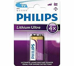 Batérie Philips Lithium Ultra 9 V 1 ks