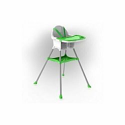 DOLONI Jedálenská stolička zelená