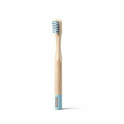 KUMPAN AS04 Detská bambusová zubná kefka modrá