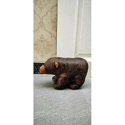 Textilná zarážka do dverí Medveď, 29 cm