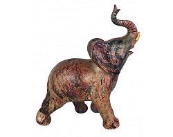 Dekoračná soška Farebný slon, 18 cm%